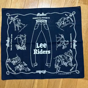Lee Riders 네이비 반다나