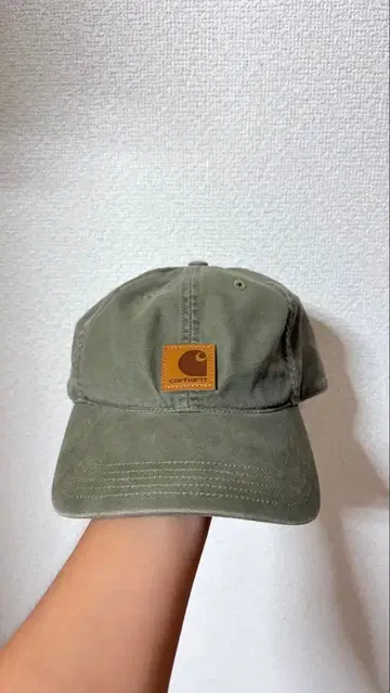 Carhartt 올리브 그린 캡