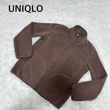 [유니클로] 플리스 자켓 보아 후드티 겉옷 XL 빅사이즈 브라운