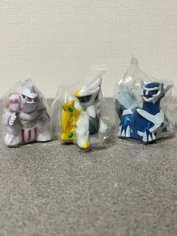 포켓몬 키즈 손가락 인형 아르세우스 펄기아 디아루가 세트 새상품 포켓몬