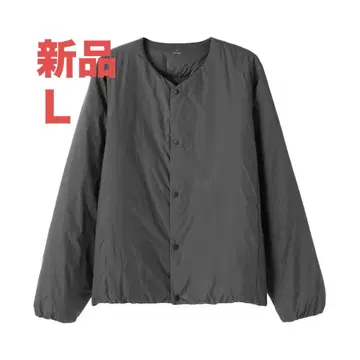 무인양품 경량 다운 포켓터블 노카라 자켓 남성용 L