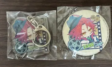 피오피레의 만종 양 아크릴 키링 캔뱃지 2개 세트