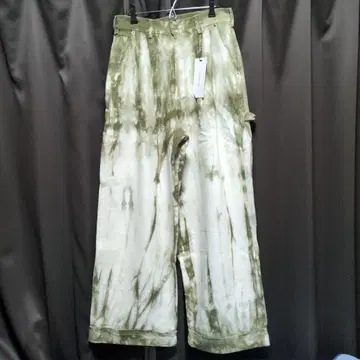 Casper John 타이다이 패턴 와이드 팬츠