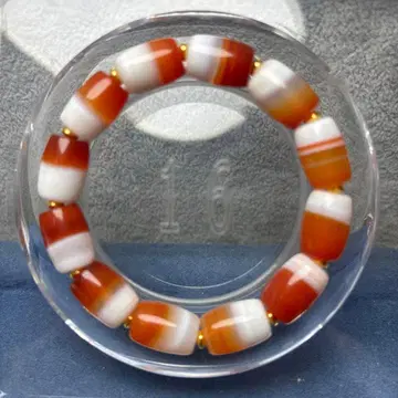 바이컬러 마노 팔찌 11-66