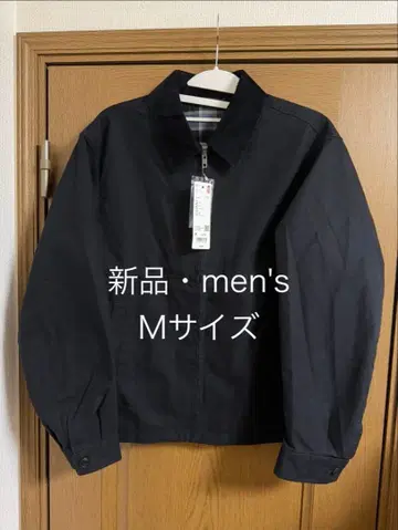 유니클로 집업 숏 블루종 2025년제 블랙 M 사이즈 새상품