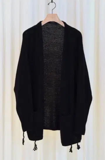 24AW 캐시미어 제품염 가디건 A03-06001 블랙 3