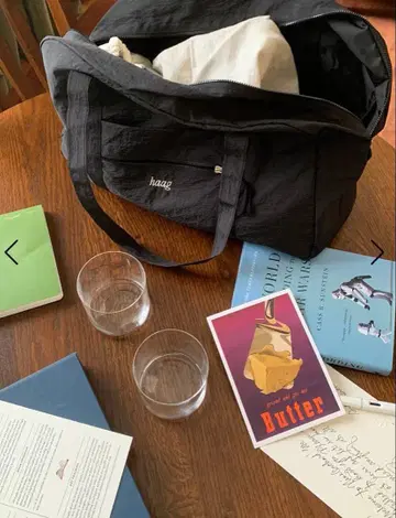 [ 새상품 ] 한국 브랜드 haag(헤이그) 더플백 BLACK 블랙