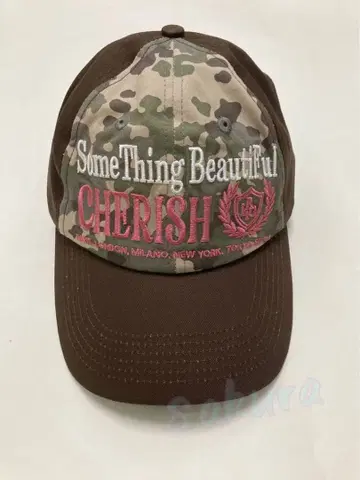 CHERISH 카모 패턴 야구 모자