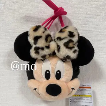 [초레어] 디즈니 숄더백 파우치 레오파드 무늬 미니 숨겨진 미키