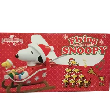 유니버셜 한정판 플라잉 스누피 2008년 작동 확인 완료 피규어 USJ