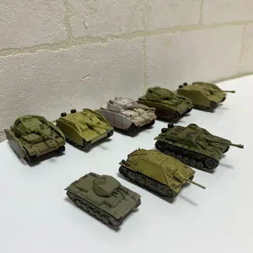 탱크 미니어처 1/72 스케일 탱크 모델 세트 8대