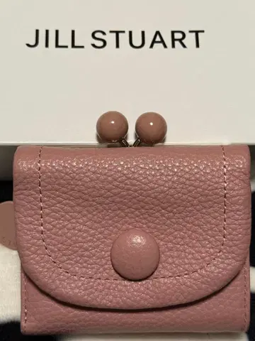 JILL STUART 핑크 3단 폴더형 지갑 질스튜어트