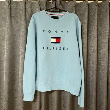 TOMMY HILFIGER 스카이블루 맨투맨 L