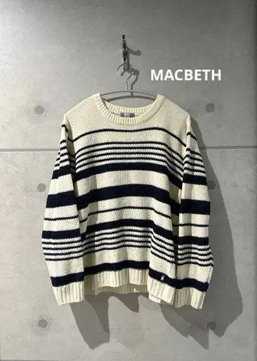 MACBETH 보더 니트