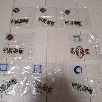 제일복권 주술회전 역대 로고 아크릴 스탠드 8개 세트