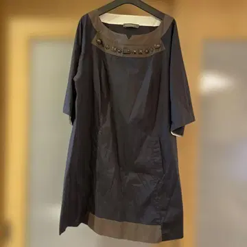 MARINA RINALDI 네이비 원피스 빅 사이즈