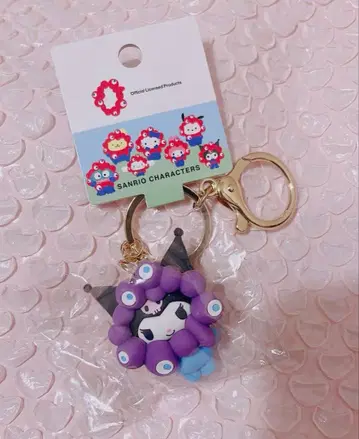 오사카 엑스포 먁먁 산리오 컬러 키링 쿠로미