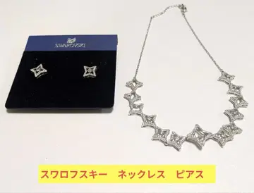 Swarovski 별 모양 목걸이 귀걸이 세트 여성용 액세서리