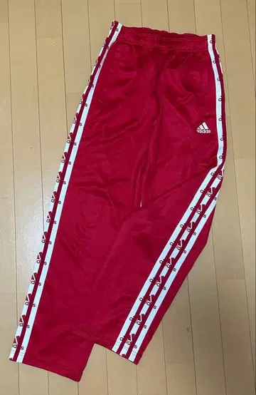adidas 트랙 팬츠 빨간색 사이드 스트라이프