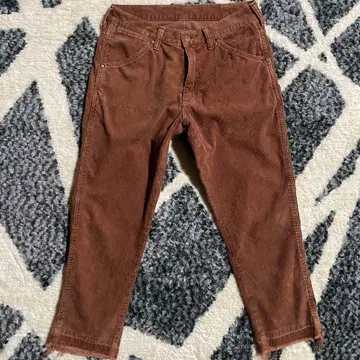 Wrangler ROYALPLAM 브로큰 코듀로이 팬츠 브라운