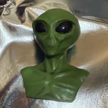 에이리언 머리 피규어 약 10cm