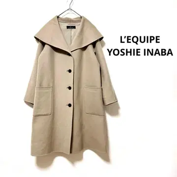 L'EQUIPE YOSHIE INABA 울 캐시미어 빅 칼라 코트