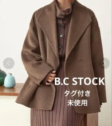 베이세이 재고 코트 숏 기장 새상품 미사용 스픽 앤 스팬