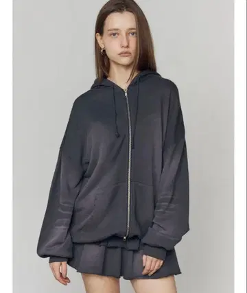 EMODA 쉐이빙 오버 지퍼 후디