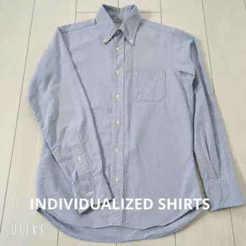 인디비주얼라이즈드 셔츠 스탠다드 핏 스카이블루 긴팔 셔츠