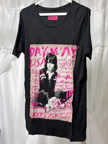 LiSA BEST Day & Way 티셔츠 프리 사이즈