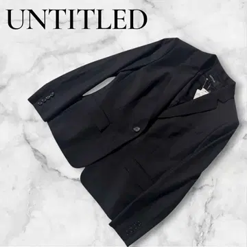 [ 미사용 새상품 ] untitled 테일러드 자켓 블랙 M 취업 대응