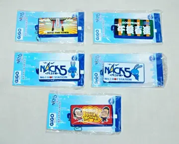 미개봉 NACK5 GIGO 보이스 키링 5종 풀 컴프