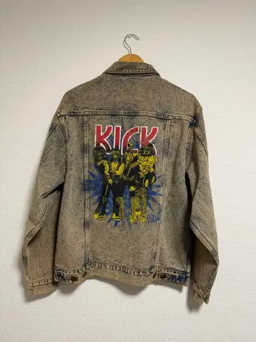 KICK 그래픽 데님 자켓