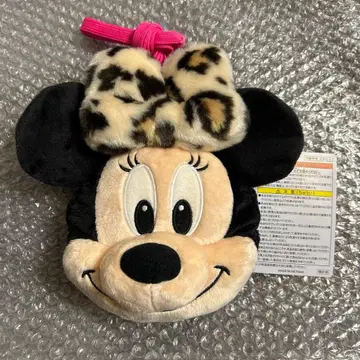 디즈니 미니 숄더백 레오파드 브라운