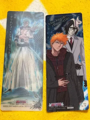 BLEACH 카드껌 클리어 카드 그림죠 이치고 우르키오라