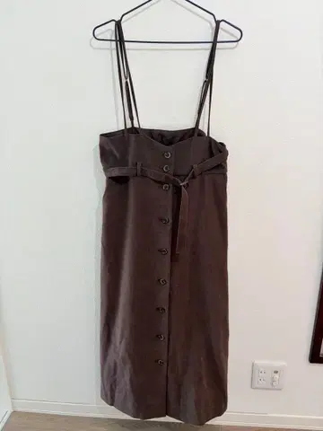 [ 새상품급 ] mysty woman 브라운 내로우 스커트 원피스 펜슬