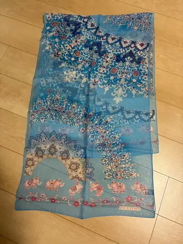 오카시게 실크 숄