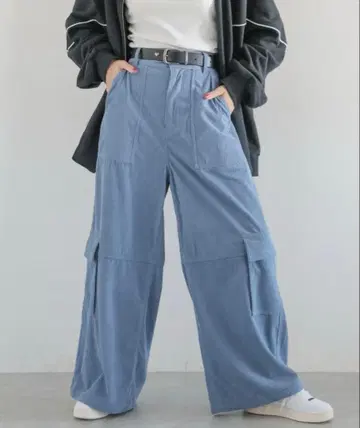 컬러 코듀로이 카고 팬츠 PAGEBOY 페이지 보이 팬츠