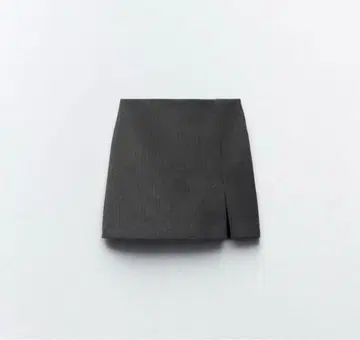 ZARA 슬릿 디테일 스코트 미니 스커트