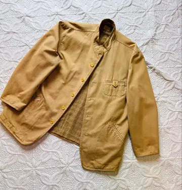 새상품급 파파스 Papas 베이지 워크 자켓 블루종 M 사이즈