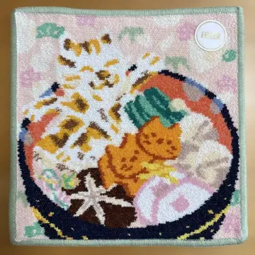 페이러 타월 손수건 오조우니모치모치네코