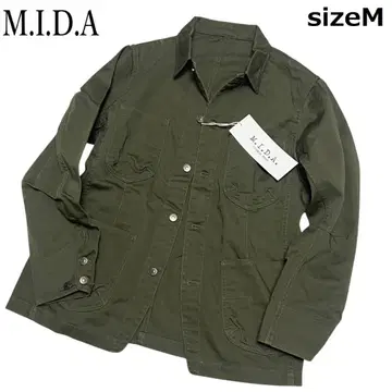 M.I.D.A 커버올 M 올리브 미사용품 밀리터리 자켓 미다