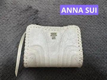 ANNA SUI 이단 접이식 지갑 화이트