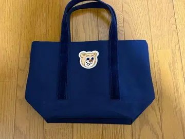 페이러 올드 테디 와펜 토트백 소 네이비 핸들 커버 포함