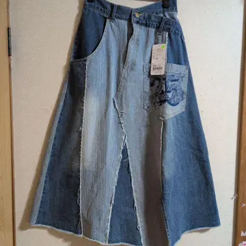 스칼라 25주년 기념 데님 스커트 택 포함 새상품