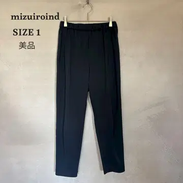 새상품급 mizuiroind 미즈이로 인드 스트레치 이지 팬츠 블랙