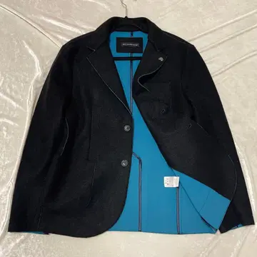 EN AVANCE 본딩 울 코트 블랙 50 이탈리아