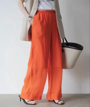 라운지 드레스 이지 팬츠 시어 팬츠