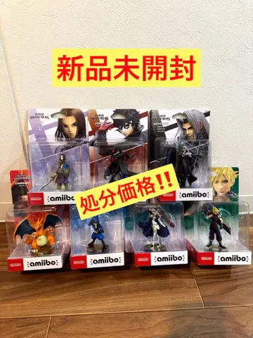 스마브라 amiibo 피규어 세트 7개 미개봉 새상품