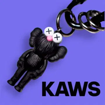 KAWS x 세서미 스트릿 키링 카라비너 블랙